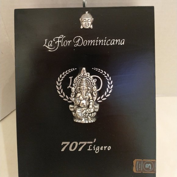 Original Suenos de Saundra Upcycled Black & Silver 707 Cigar Box Purse - Picture 2 of 13